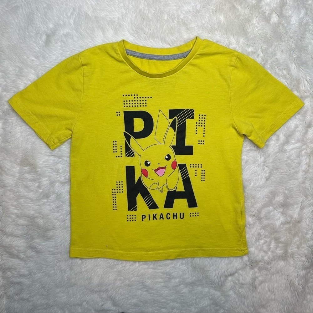 Pokémon T-Shirt Yellow & Black Size 6